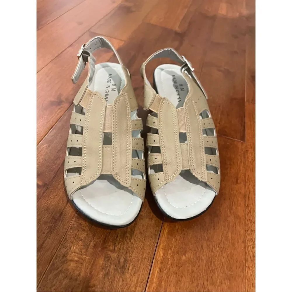 New Sandals in tan color size 8M